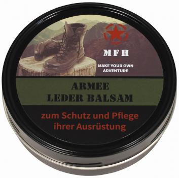 MFH Lederbalsam, "Army", farblos, 150 ml Dose
