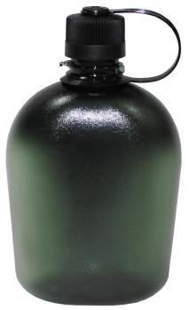 MFH US Feldflasche 1Liter oliv-transparent BPA-frei