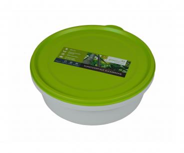 Gies greenline-Frischhaltebox rund ca. 0,7 Liter, BPA-frei