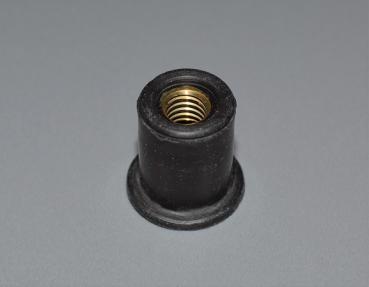 Gummimutter M6x1,00, 15mm