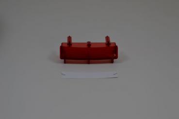 Givi Z750R Reflektor rot klein mit weisser Folie