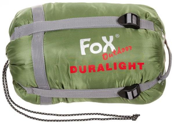 Fox Outdoor Schlafsack "Duralight" oliv-schwarz