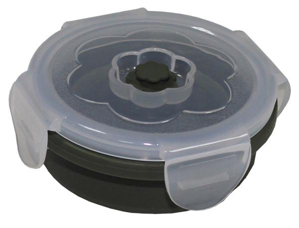 MFH Lunchbox, faltbar, ca. 240 ml, oliv, mit Deckel