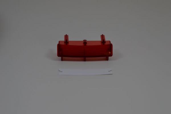 Givi Z750R Reflektor rot klein mit weisser Folie